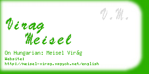 virag meisel business card
