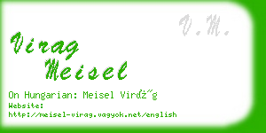 virag meisel business card